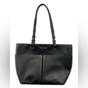 Michael Kors Black Pebbled Leather Tote